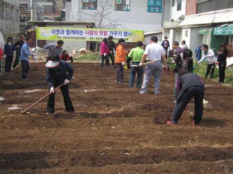 장안구 조원1동 사랑 나눔 텃밭 조성