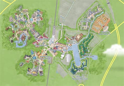 Disneyland Map With Hotels