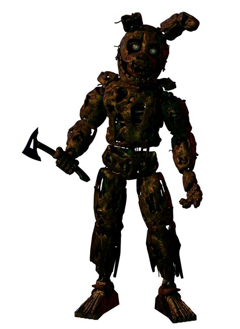 Stylised Springtrap Render By Mclazycraftart On Deviantart