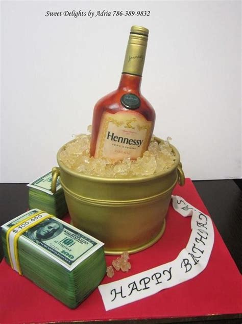 Hennessy Cake Craftsy Hennessy Cake Liquor Cake Birthday Desserts