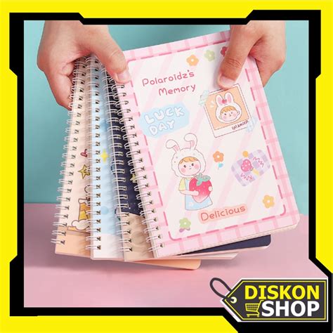 Jual Diskon Shop S5908 Notebook Ring Motif Random A5 Buku Tulis