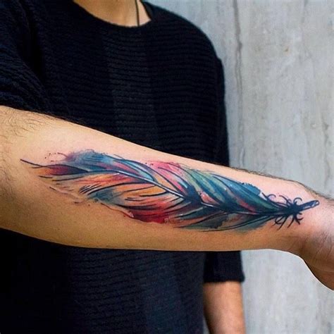 70 Feather Tattoos Feather Tattoo Cover Up, Feather Tattoo Placement ...