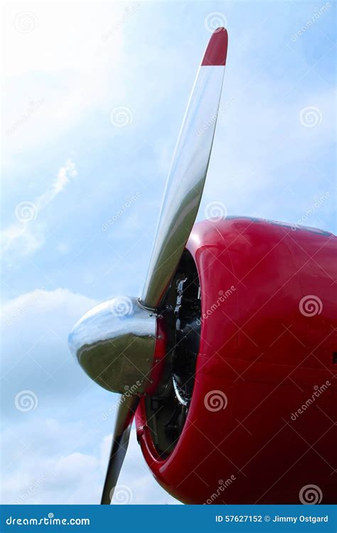 Airplane Propeller Stock Photo Image 57627152