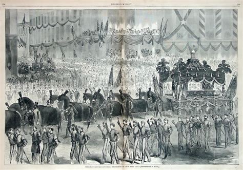 President Abraham Lincoln's Funeral Procession in New York