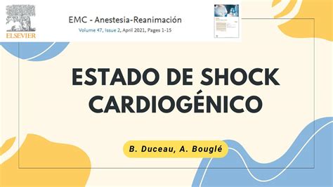 Estado De Shock Cardiogénico Mer Udocz