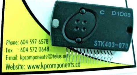STK403-070 Original Sanyo Power Amp IC – KP Components Inc.