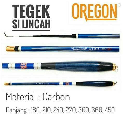 Jual Joran Tegek Oregon Silincah Kaku Ruas Pendek Shopee