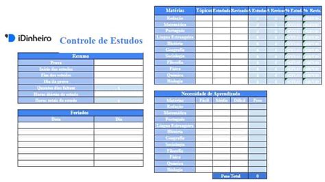 17 Planilhas de controle financeiro download grátis para excel