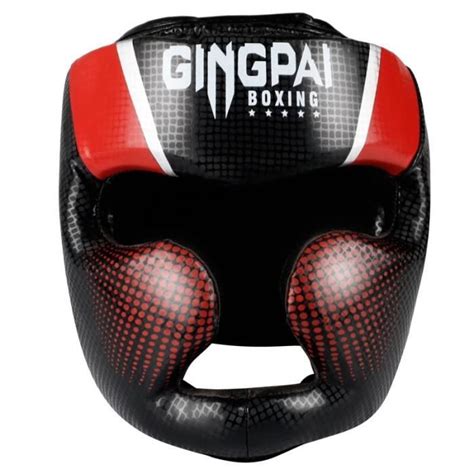 Ge Rouge L Casque De Boxe Karat Muay Thai Guantes De Boxeo