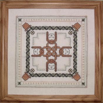 Celtic Cross Stitch - 4 designs depicting the Elements