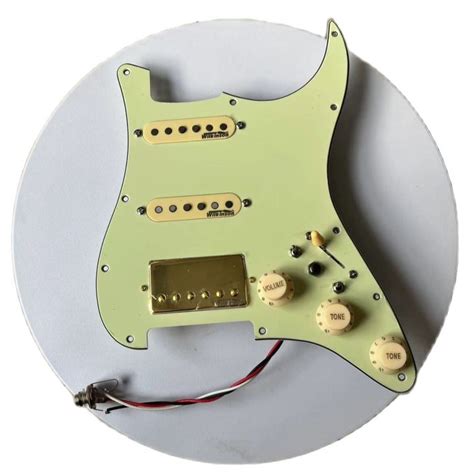 HSS Upgrade Prewired Strat Guitar Pickguard Set Multifunction Switch