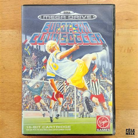 European Club Soccer Sega Mega Drive Pêle Mêle Online