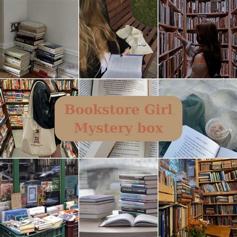 Bookstore Girl Aesthetic Mystery Box . Blind Date With a Book Surprise ...