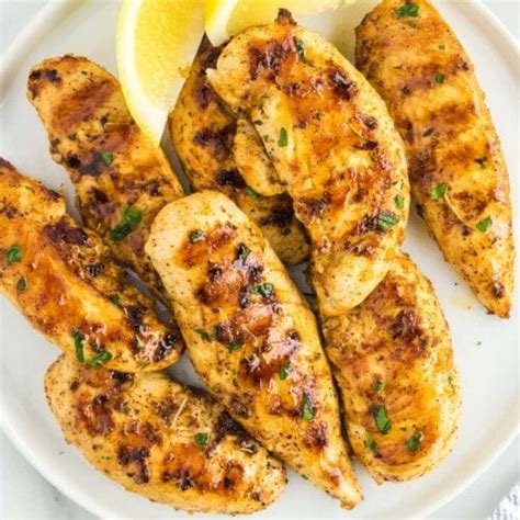 8-Minute Grilled Chicken Tenders - The Big Man's World