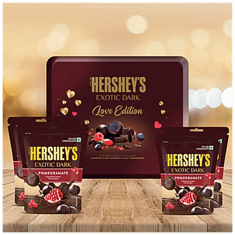 Buy Hersheys Exotic Dark Love Edition Pomegranate Valentine Day