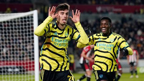 Brentford 0 1 Arsenal Kai Havertz Winner Sends Arsenal Top Of The