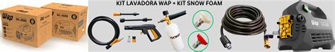 Kit Lavadora Wap Wl Kit Snow Foam Registro E Bicos Engate