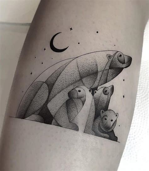 Geometric Bear Tattoos A Visual Guide