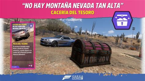 Forza Horizon 5 Cacería del tesoro No Hay Montaña Nevada Más Alta