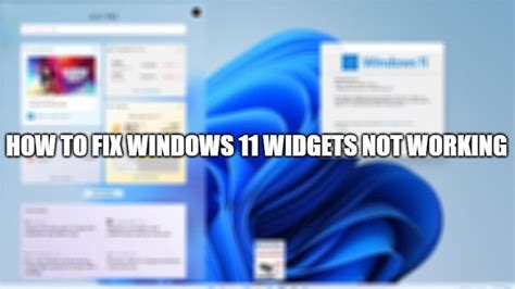 Windows How To Fix Windows Widgets Not Properly Working Nbkomputer