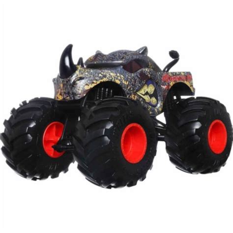 Hot Wheels Monster Truck 1 24 Scale 2022 Rhinomite Giant Wheels 1 Kroger