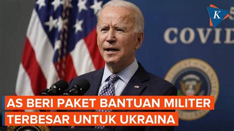 Biden Kirim Paket Bantuan Militer 3 Miliar Dollar Tandai Hari