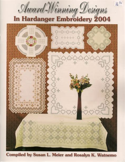 2004 Award Winning Designs In Hardanger Embroidery Broderies Raoul Vennat