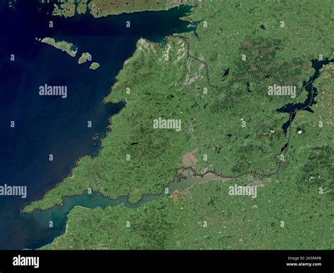 Clare, county of Ireland. High resolution satellite map Stock Photo - Alamy