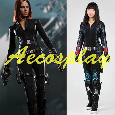 The Avengers Black Widow Costume Adult Womens Custom Made Superhero ...