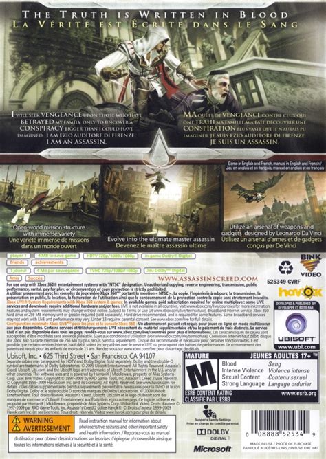 Assassins Creed Ii Bonfire Of The Vanities Box Shot For Playstation 3