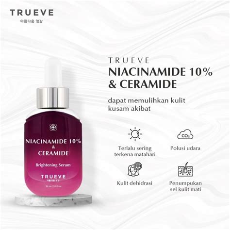 Jual Trueve Niacinamide Ceramide Brightening Serum Ml Serum