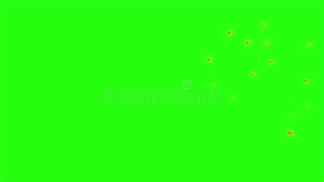 Loop Animation Smoke On Green Screen Background Stock Footage Video