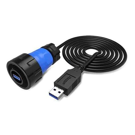 YM24 USB3 MP MP 0D5M 001 Su Geçirmez Data Konnektörü Erkek YM 24