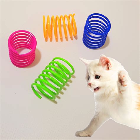 Пружинка, игрушка для кошек 4 шт — купить в интернет-магазине OZON с ...