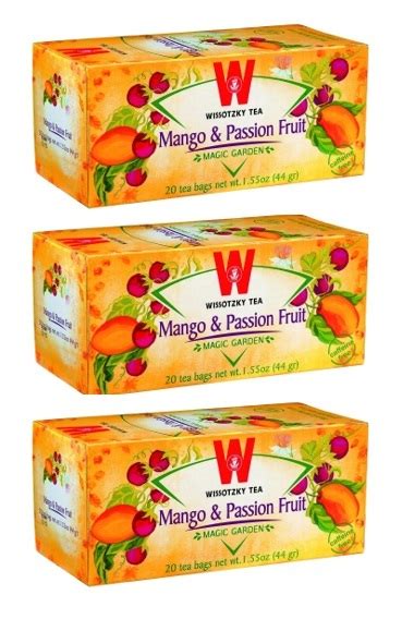 Wissotzky Mango And Passion Fruit Kp 320 Tea Bags Tea