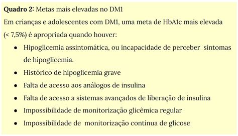 Metas No Tratamento Do Diabetes Diretriz Da Sociedade Brasileira De