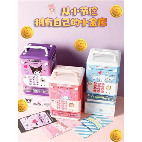 Kuromi Melody Cinnamoroll Piggy Bank Cute Sanrio Money Box Shopee