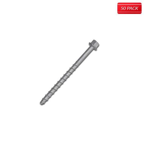 Elco Con Flex® Ldc Screw Anchors 12 X 4 Hwh W Locking Serration 50