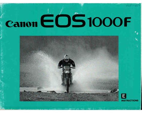 CANON EOS 1000 F INSTRUCTIONS MANUAL Pdf Download | ManualsLib