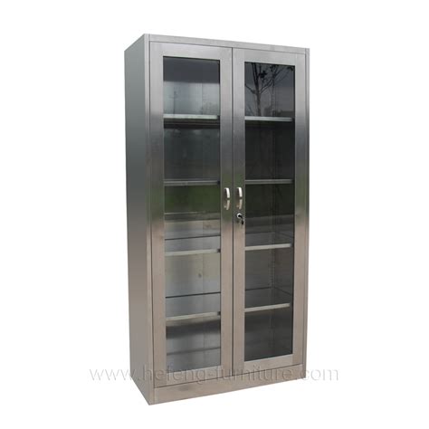 Vitrina Acero Inoxidable Puertas Hefeng Furniture