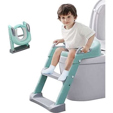 Siège Toilette Enfant Avec Échelle Anti Dérapant Pliable Et Réglable