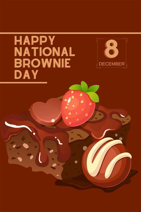 National Brownie Day | National brownie day, Brownie treats, Chocolate ...