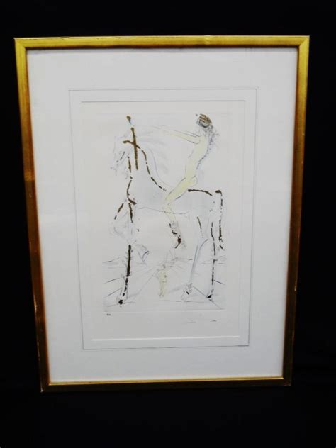 Sold At Auction Salvador Dalí Salvador Dali Signed Lithograph