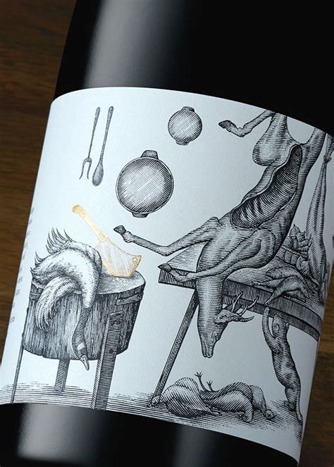 Ravensworth Wine Label Illustrated By Steven Noble On Behance Malbec