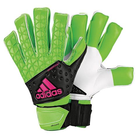 adidas ACE Zones Fingersave Allround Torwarthandschuhe grün schwarz