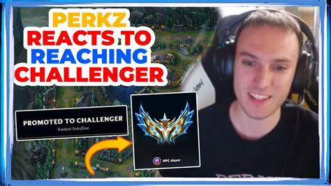 VIT Perkz Reacts To Reaching Challenger YouTube