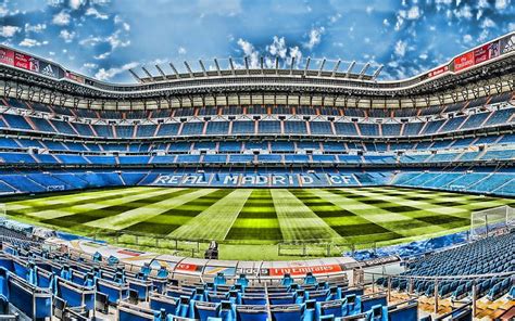 Santiago Bernabeu Real Madrid Stadium, soccer, R, football stadium ...