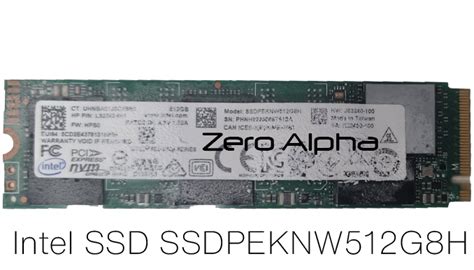 Intel 660P SSDPEKNW512G8H SSD Data Recovery