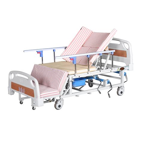 Hospital Equipment Function Manual Hospital Bed With Toilet China