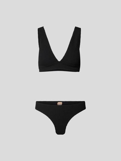 Sorbet Island Bikini in Bouclé Optik black online kaufen